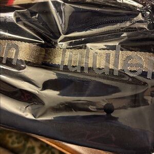 Lululemon 🆕 black gold wordmark everywhere belt bag a limited edition release